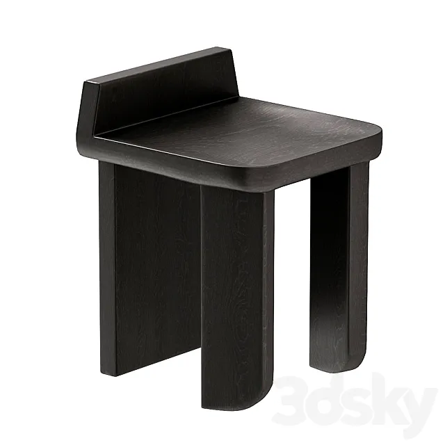 3-leg stool La Redoute Oreus 3DSMax File