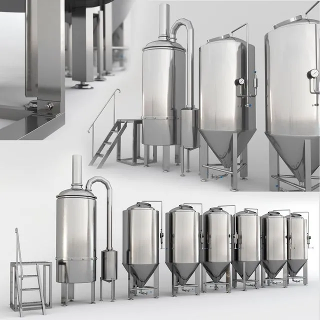 300 liters of beer varochnik CCT + (brewery) 3dsMax Model