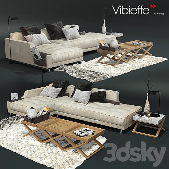 310 Sofa Vibieffe Identify 3DS Max Model