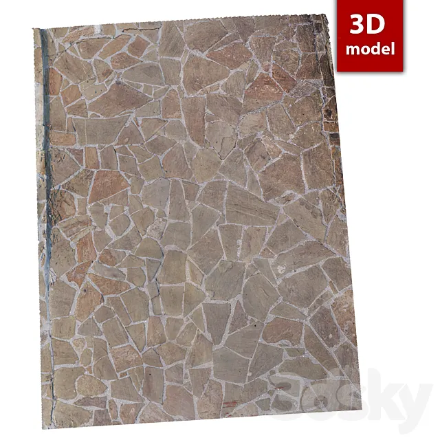 311 Paving stones 3ds Max