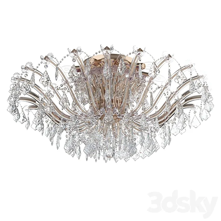 383010210 Chandelier CHIARO Louise 3DS Max