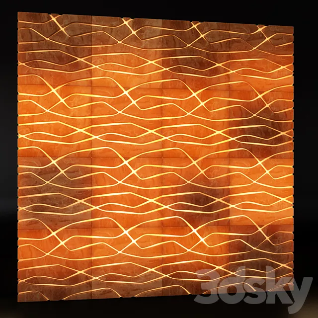 3d decorative panel 3DS Max Model