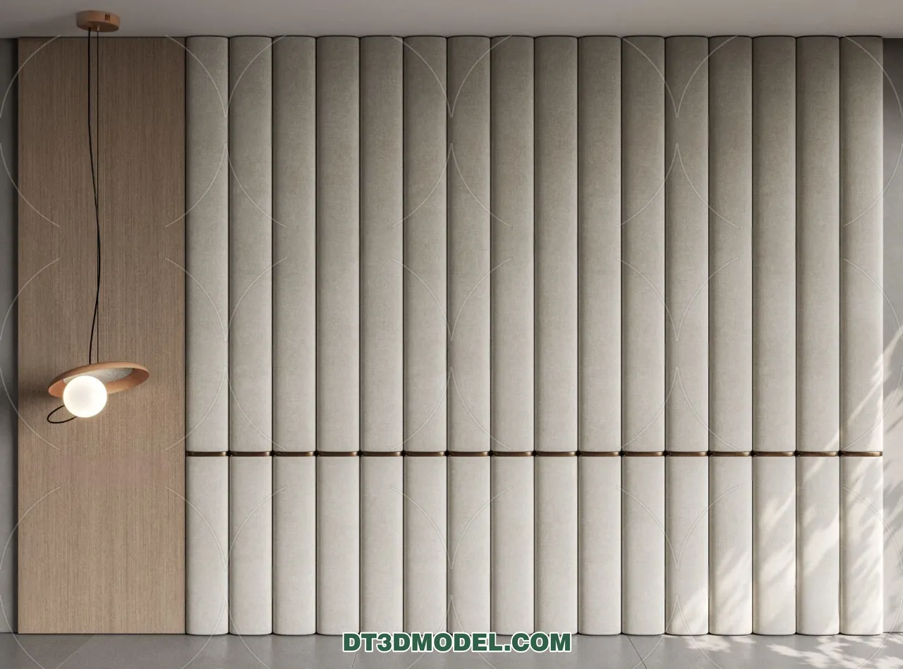 3D Model of Headboard – Bedroom Decoration 3D – 048 – VRAY