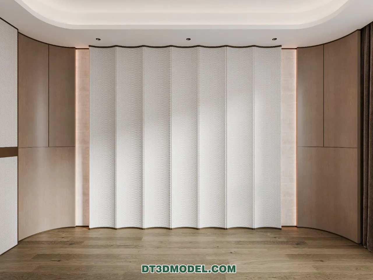 3D Model of Headboard – Bedroom Decoration 3D – 085 – CORONA