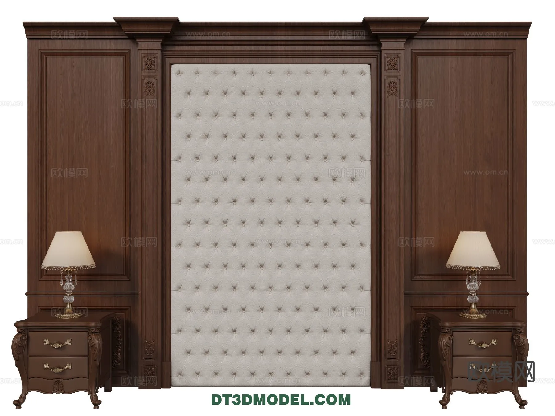 3D Model of Headboard – Bedroom Decoration 3D – 139 – CORONA