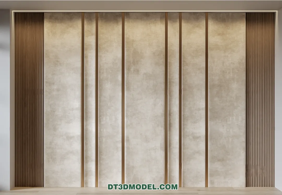 3D Model of Headboard – Bedroom Decoration 3D – 169 – VRAY