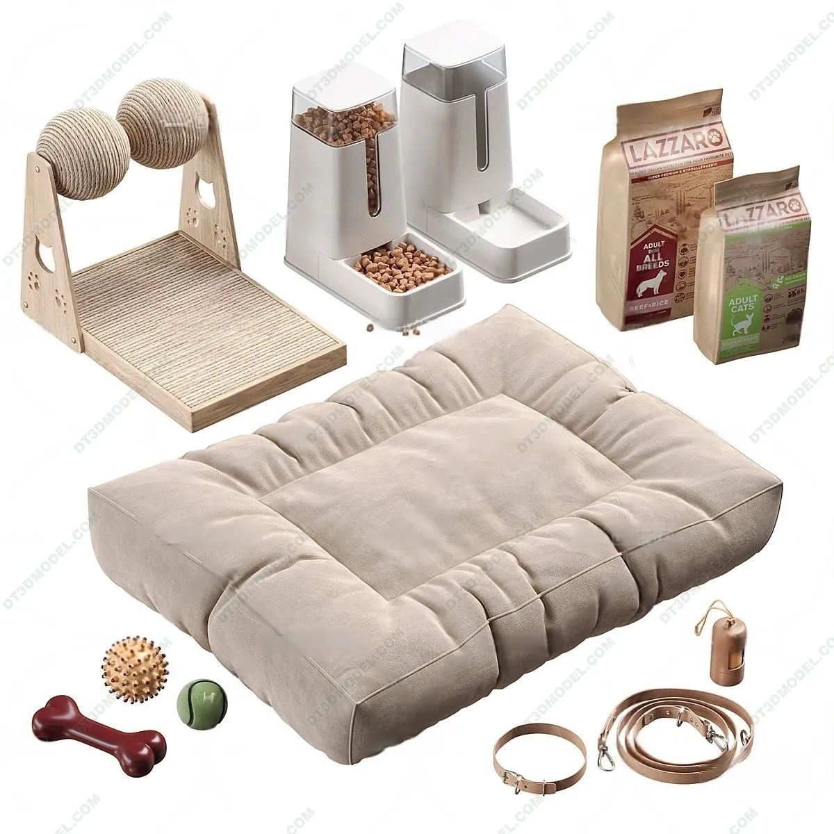 3D Models of Decoration for pet – 001 – VRAY