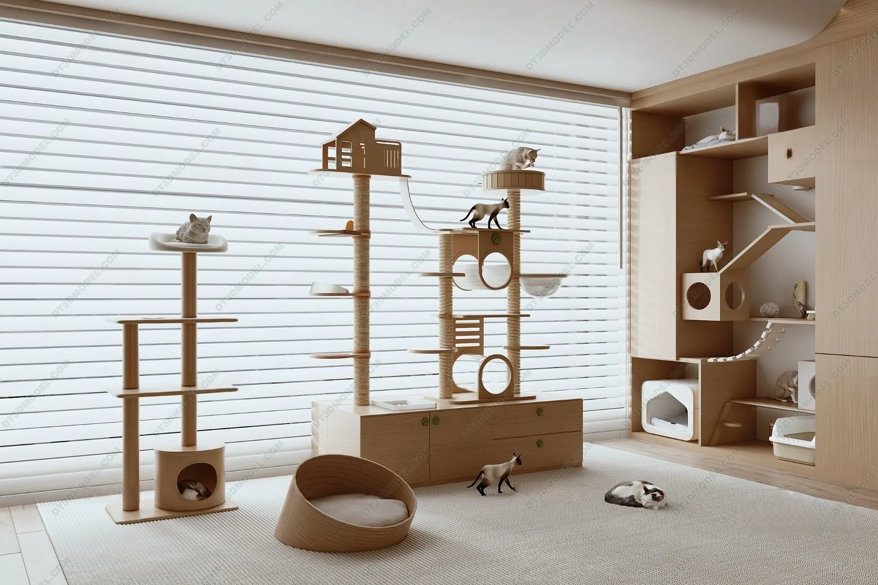 3D Models of Decoration for pet – 002 – VRAY
