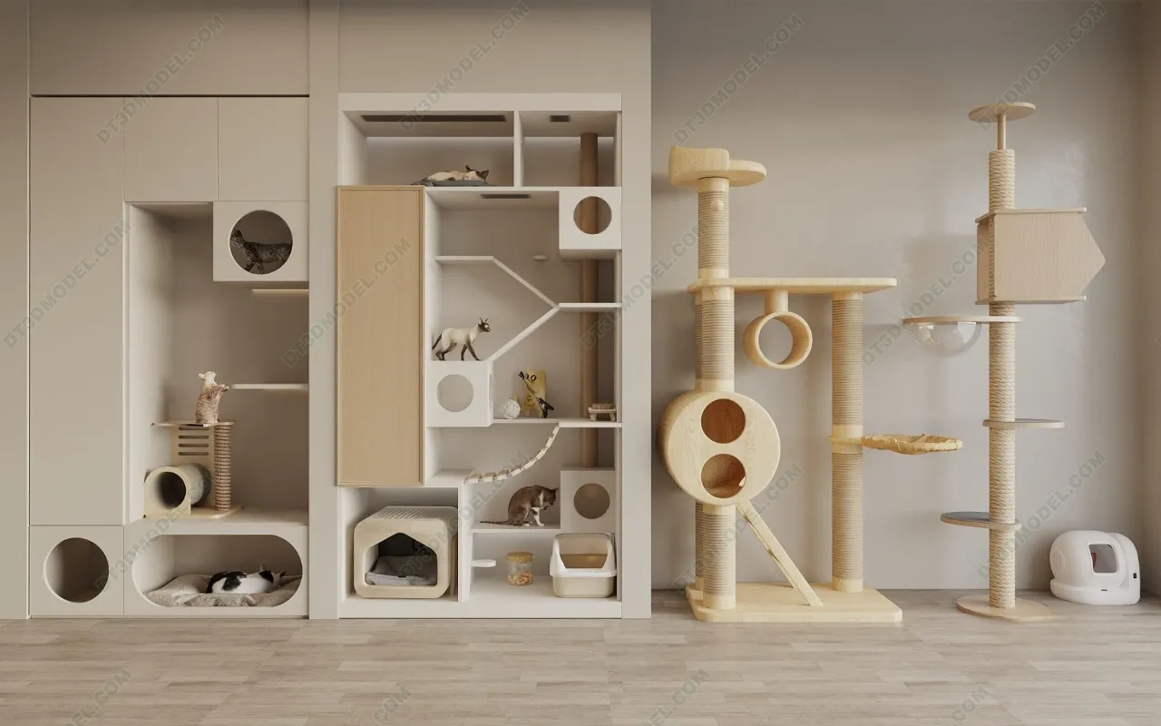 3D Models of Decoration for pet – 006 – VRAY