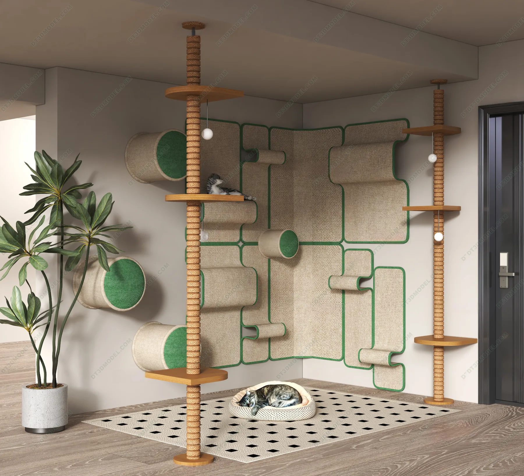 3D Models of Decoration for pet – 067 – VRAY