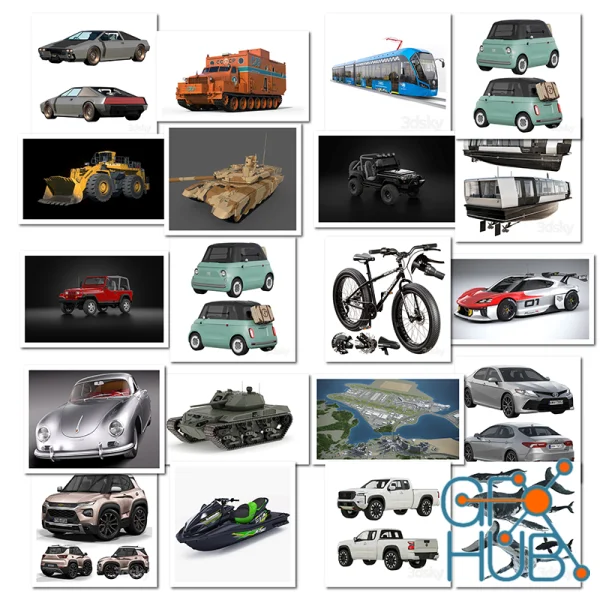 3D Models Vehicles Dec 2023