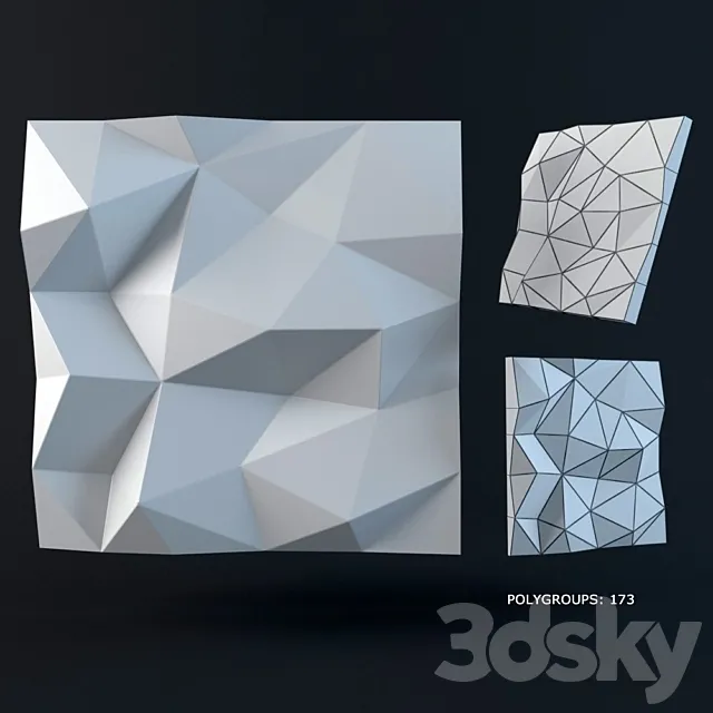 3d panel 3DS Max Model