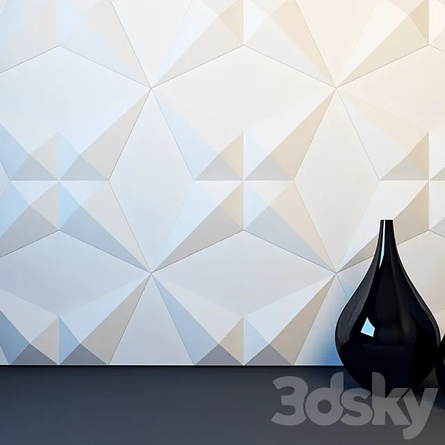 3D panel corners 3DS Max Model