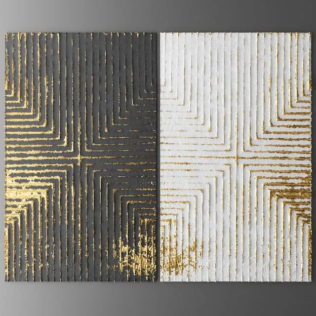 3d panel for wall 707 3dsMax Model
