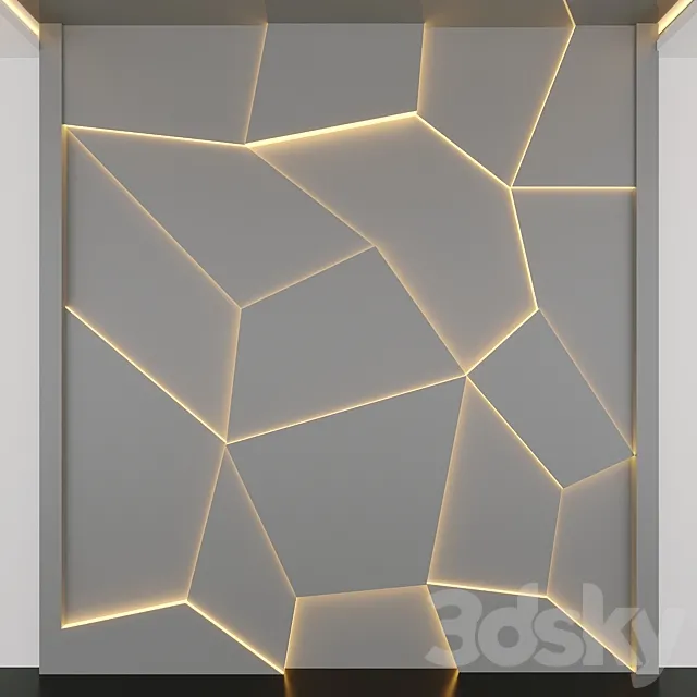 3D Panels 3DS Max Model