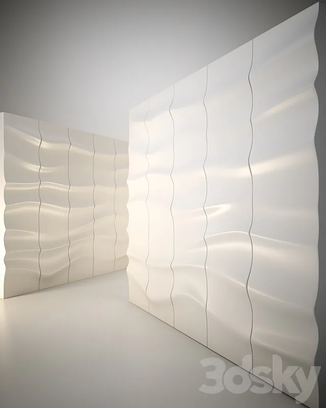 3d panels 3DS Max Model