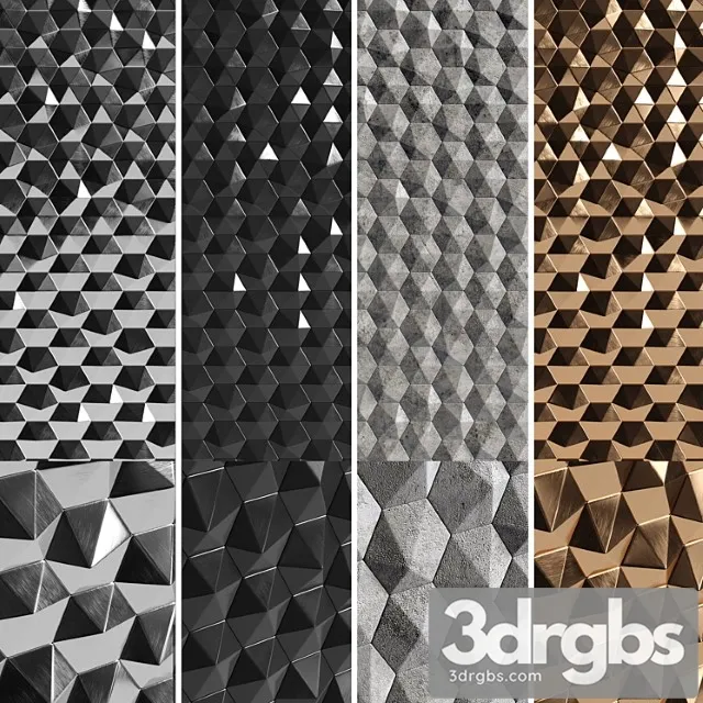3D Panels Hexagons 3dsmax Download