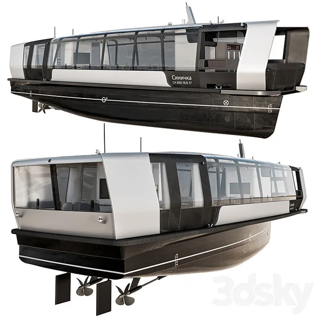 3D Vehicle – Electric_river_Tram