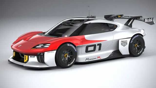 3D Vehicle – Porsche Mission R 2021