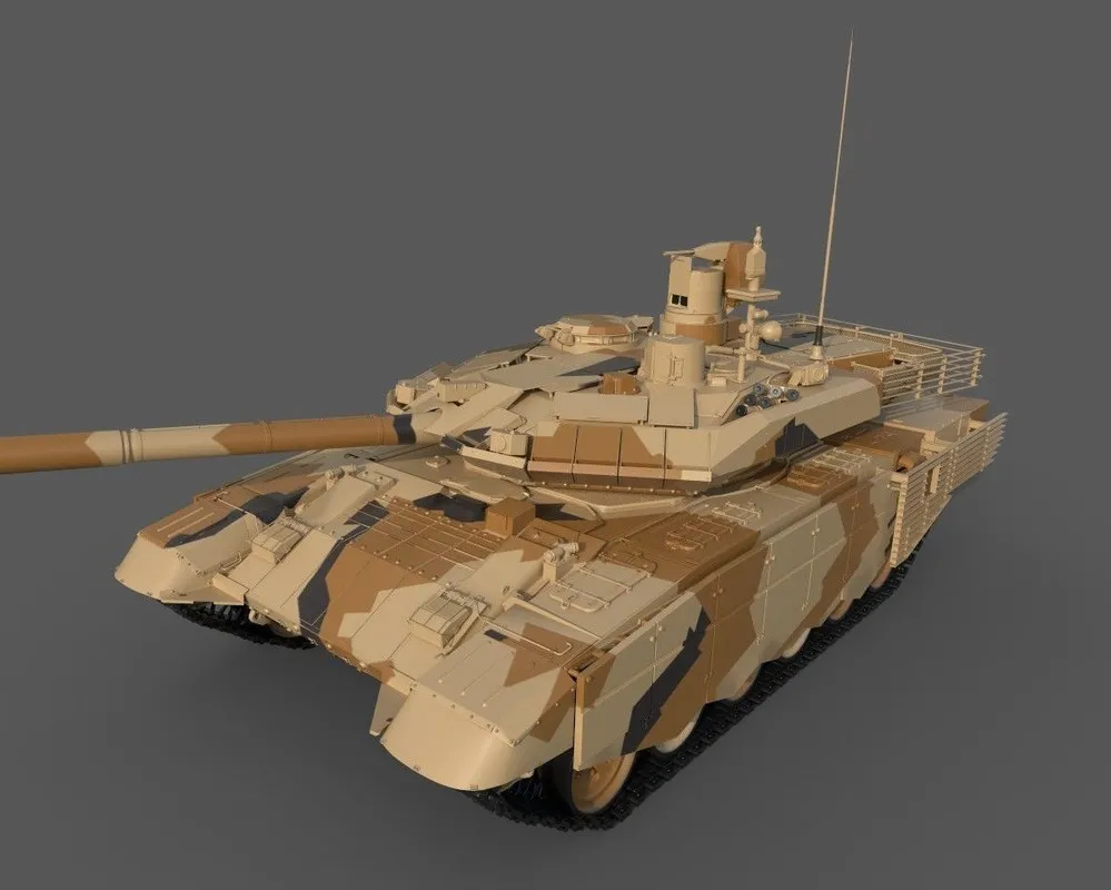 3D Vehicle – T-90 SM Military Tank