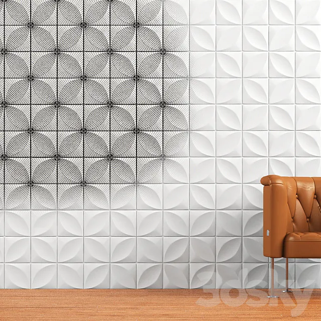 3d wall panel 3DS Max Model