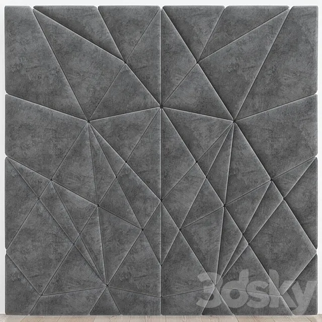 3D Wall Panel №11 3DS Max Model