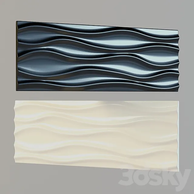 3d wave pattern 3ds Max