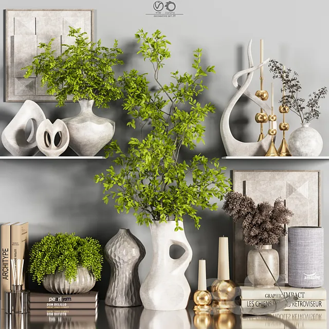 Decorative – Set – 3D Models – 0429