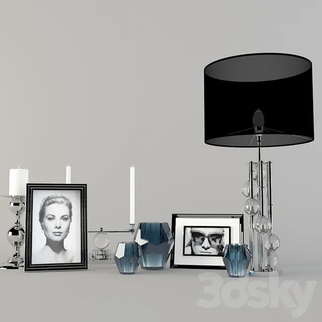Decorative – Set – 3D Models – Decor set  Eichholtz