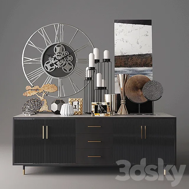 Decorative – Set – 3D Models – Decorative set of KARE Design