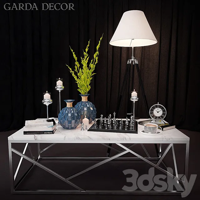 Decorative – Set – 3D Models – Garda Decor Set 11