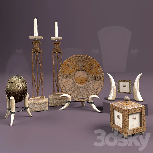 Decorative – Set – 3D Models – LamLee decor set