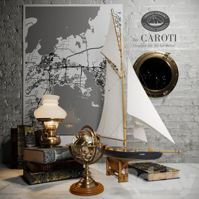 Decorative – Set – 3D Models – Loft set caroti