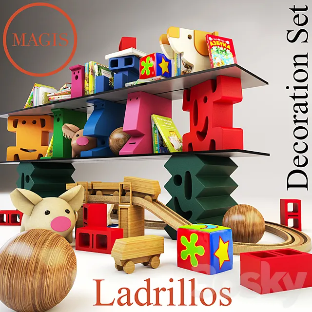 Decorative – Set – 3D Models – Magis Ladrillos