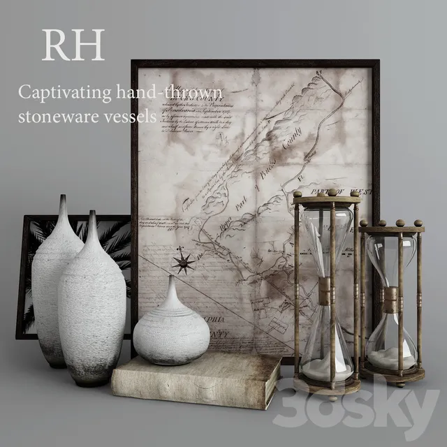 Decorative – Set – 3D Models – RH Stoneware