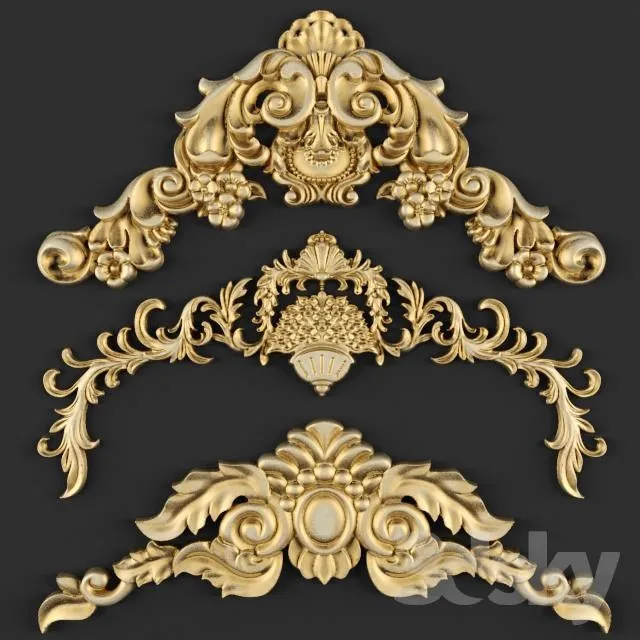 Decorative – Set – 3D Models – 0573