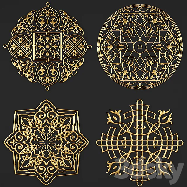 Decorative – Set – 3D Models – 0589