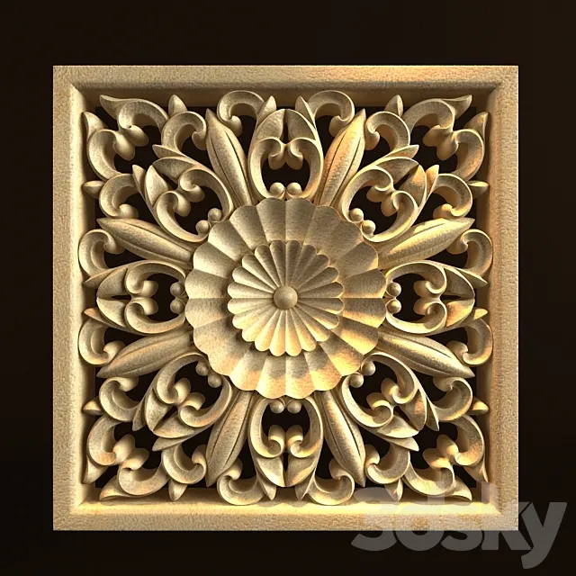 Classic Crafting Ornament 002 3DS Max - thumbnail 3