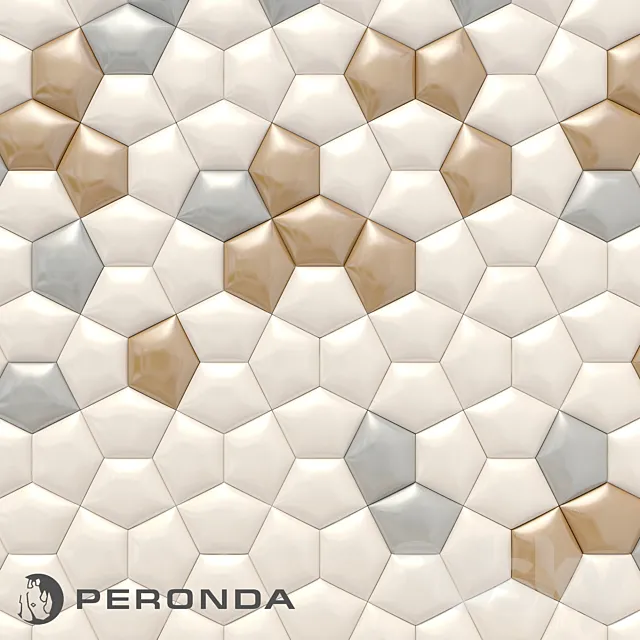 Wall tiles Peronda Harmony 3DS Max - thumbnail 3