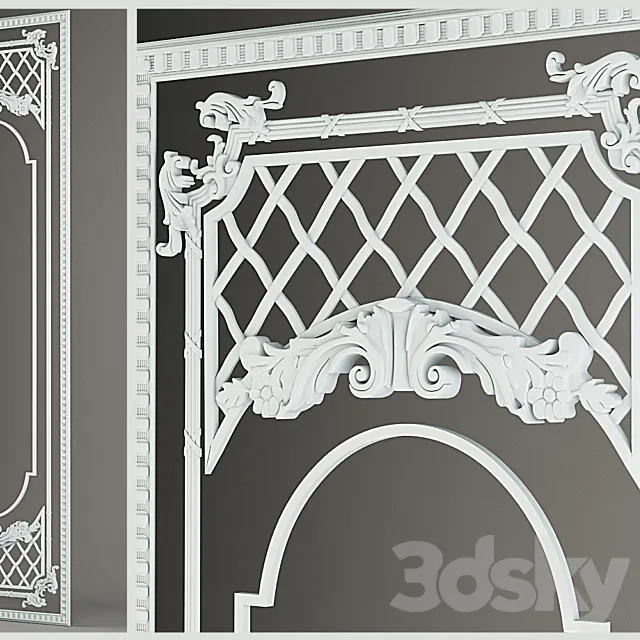 Decorative – Set – 3D Models – Decorative element 001
