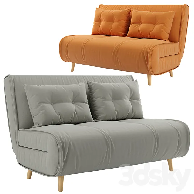 Sofa Haru 2 3DS Max - thumbnail 3