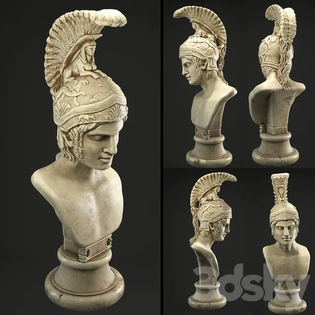 Sculpture – 3D Models – Bust Ares sculpture