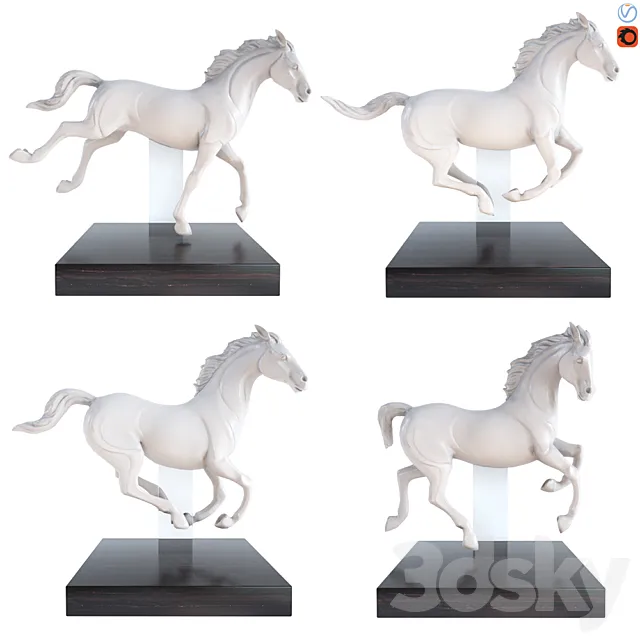 Sculpture – 3D Models – LLADRO GALLOP