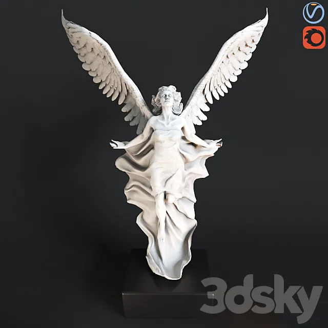 Sculpture – 3D Models – Transcendence by Gaylord Ho