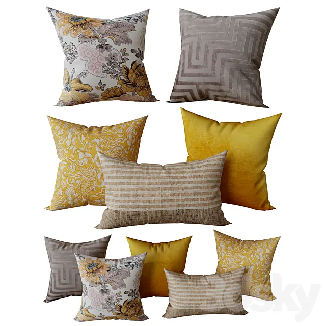 Pillows – 3D Models Download – 0004