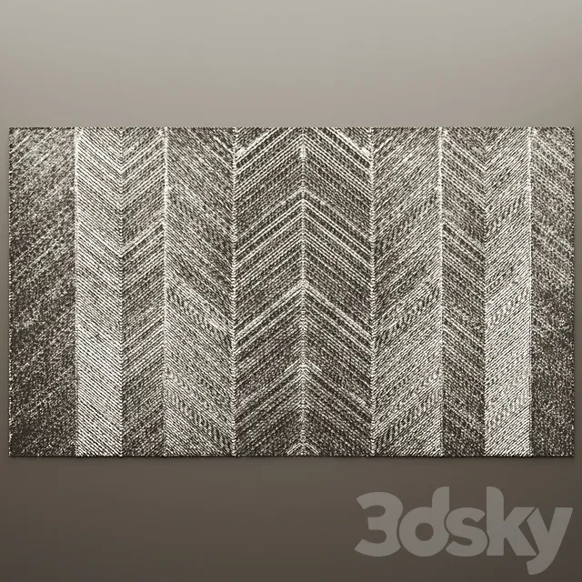 Decor for wall. Panel. 3D 3DS Max - thumbnail 3