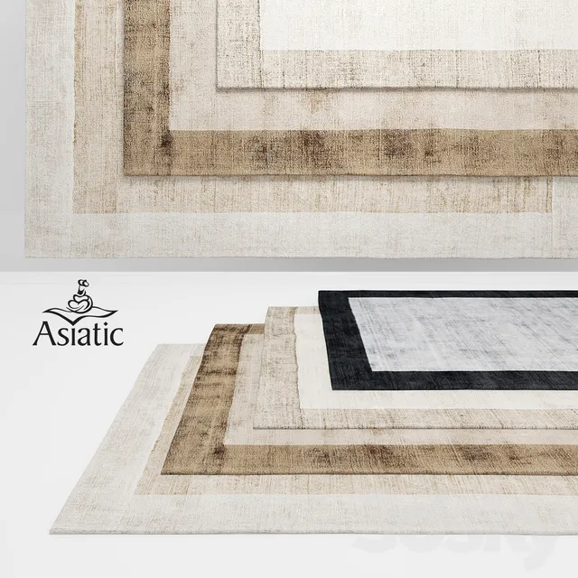 Carpets – 3D Models – Asiatic Blade Border Rugs