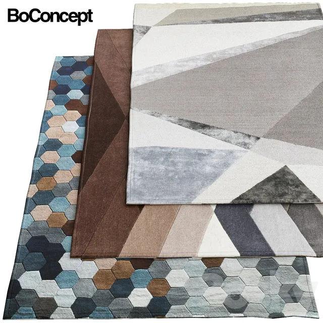 Carpets – 3D Models – Boconcept rugs
