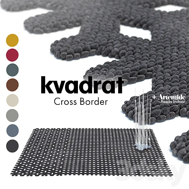 Carpets – 3D Models – Crossborder rug artemide