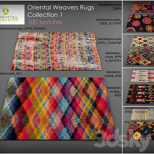 Carpets – 3D Models – Oriental Weavers rugs 1